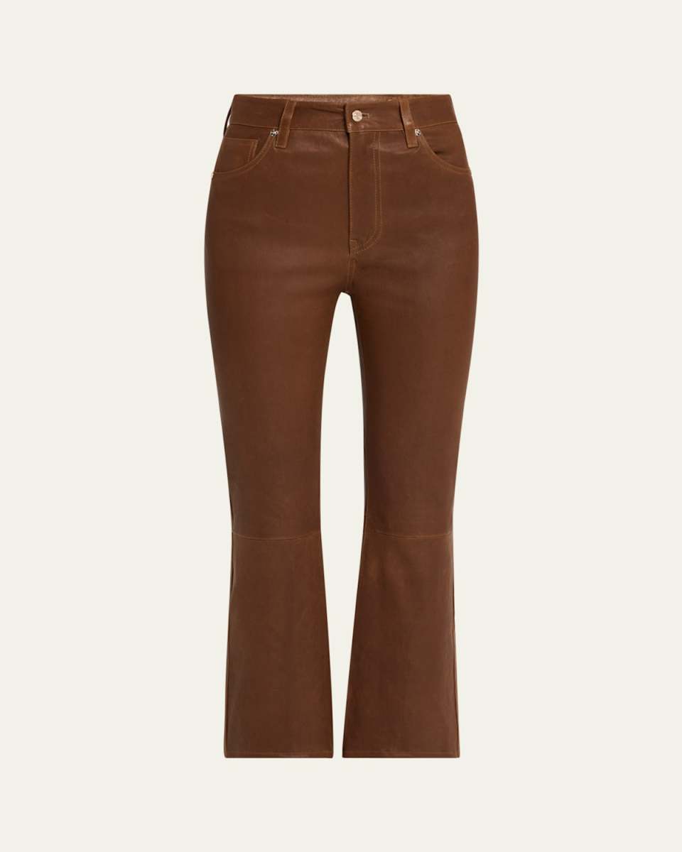 The Leather Reboot Crop Jeans